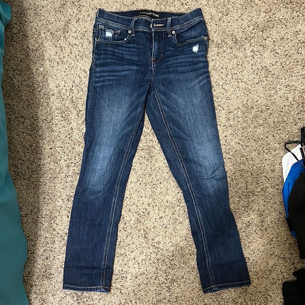 Express Cropped Jean Leggings